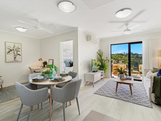 Elevated north facing one bedroom apartment