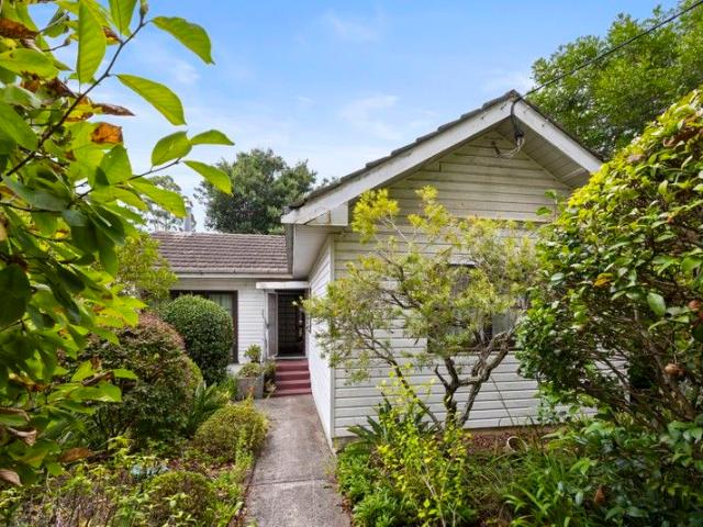 Elevated original home with leafy views and untapped potential