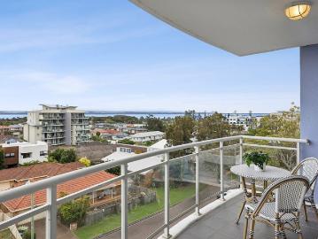Elevated position capturing spectacular panoramic lake views