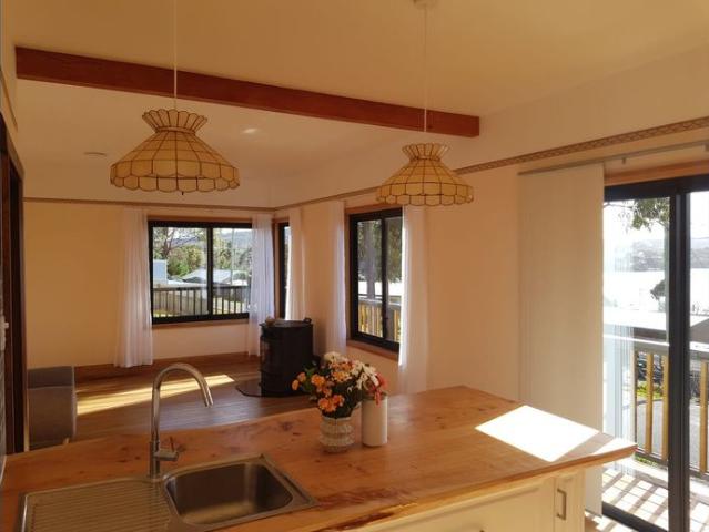 Elevated river views from a newly built cottage