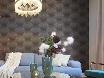 Elegant, noble, exclusive and newly furnished Art Deco flat with 2 bedrooms for 2 expats or 2 project managers in a prime city center location in Hamburg Rotherbaum. Furnished on a temporary basis for 6 calendar months