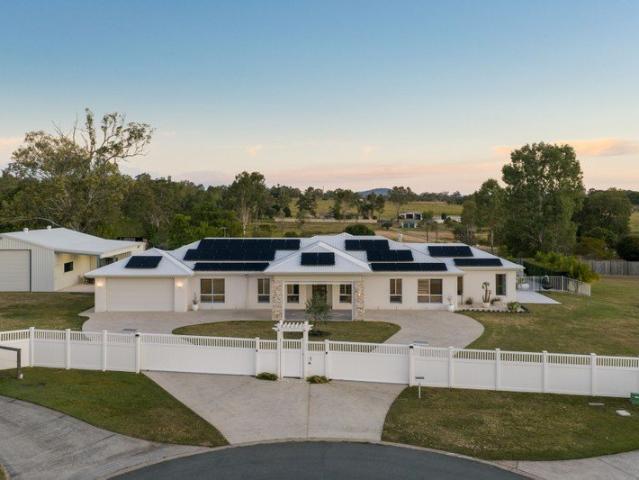 Elegant Acreage Sanctuary Refined Family Living with Resort Style Pool, Grand Shed & Scenic Outlooks