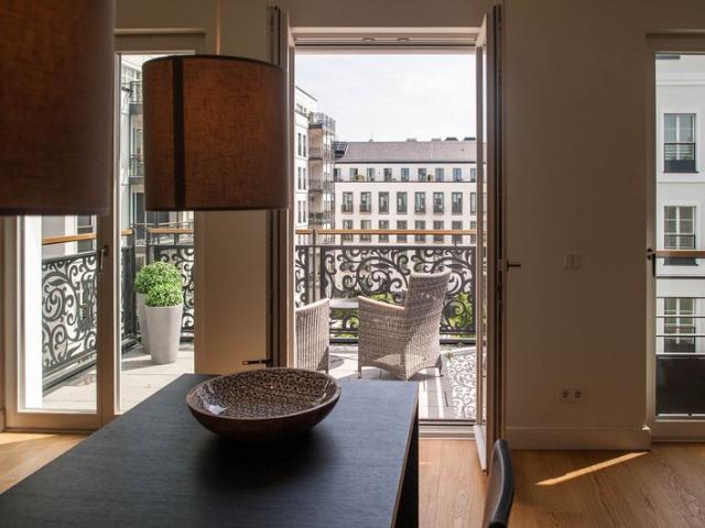 Elegant and fully furnished two room apartment near the river Rhine, Dusseldorf Amsterdam Apartments for Rent