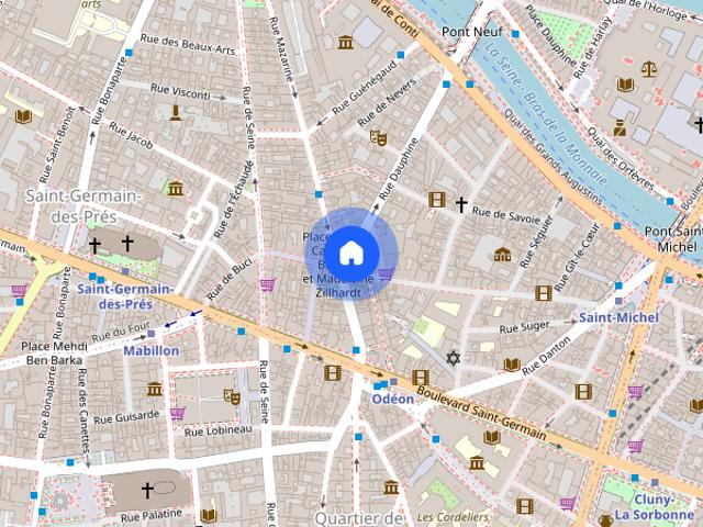 Élégant appartement lumineux d’une chambre au cœur de Paris