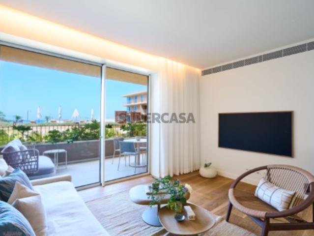 Elegant Beachfront Apartment with Sea Views in Quarteira