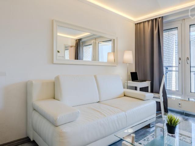 Elegant city apartment with balcony in a quiet location in the government district, Berlin Amsterdam Apartments for Rent