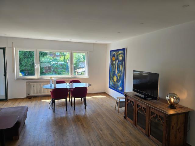 Elegant Garden View Apartment | Balcony • Home Office • Near Cologne