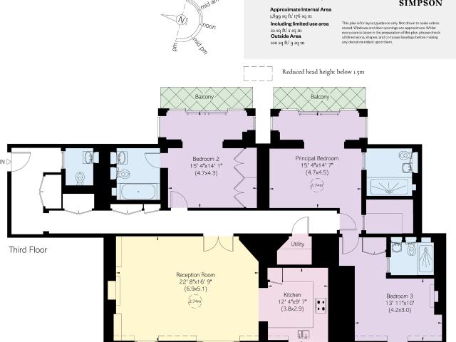 Elegant lateral apartment with porter and lift in Mayfair