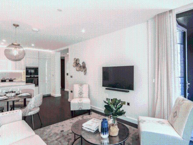 Elegant Sixth Floor Two Bedroom Apartment with Private Balcony & Concierge
