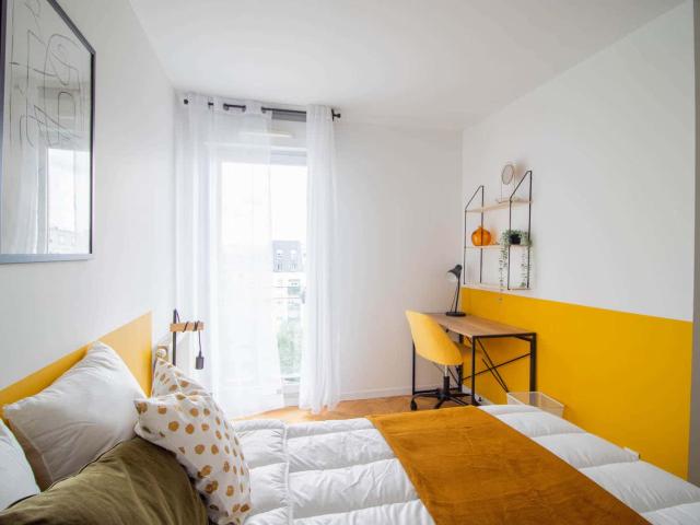 Elegant 12 m² bedroom for rent in Saint Denis SDN34