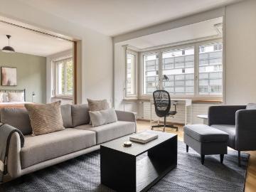 Elegant 2 Bedroom Furnished Apartment in Basel St. Alban, Basel Amsterdam Apartments for Rent