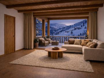 Elegante 3 Zimmer Wohnung mit Loggia und Balkon – stilvolles Alpenwohnen