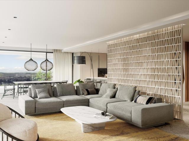 Elegante T2 no 1.º Andar com Amplo Terraço e Vistas Deslumbr. 115m² Quarteira