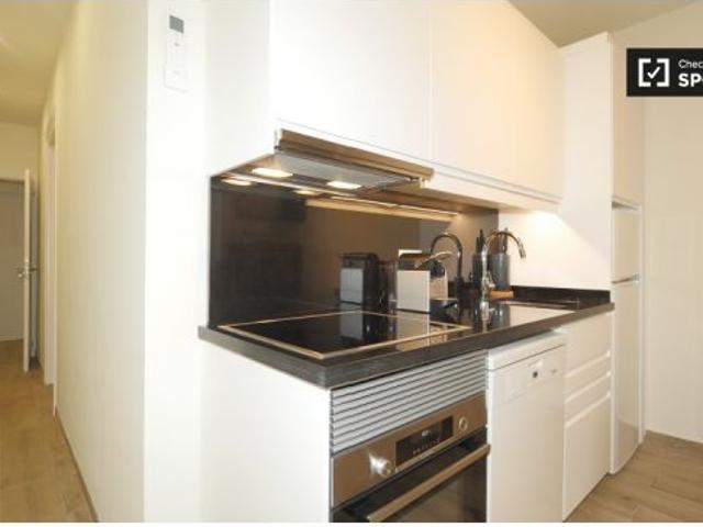 Elegante apartamento de 1 dormitorio con aire acondicionado en alquiler cerca de la Sagrada Familia