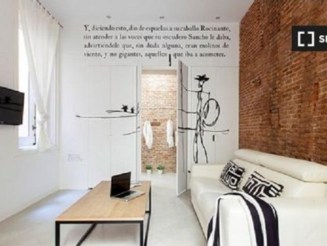 Elegante apartamento de 1 dormitorio con aire acondicionado en alquiler cerca del metro en el centro