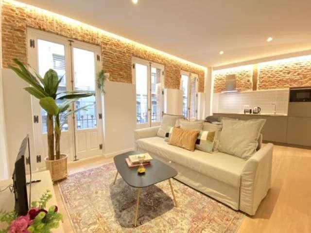 Elegante apartamento de 1 dormitorio en alquiler en La Latina, Madrid