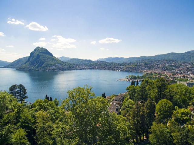 Elegante appartamento di lusso in affitto a Ruvigliana con vista lago Lugano