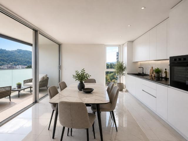 ELEGANTE ATTICO ALTO STANDING 4.5 LOCALI CON VISTA A VACALLO