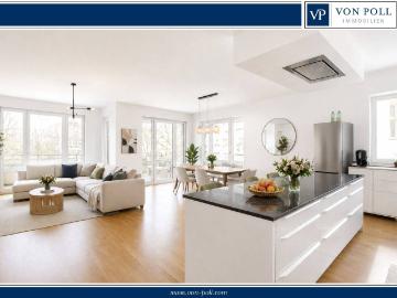 Elegante Drei Zimmer Wohnung mit großer Terrasse und Stellplatz