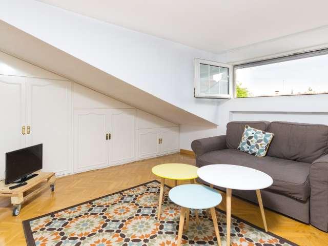 Elegante estudio con aire acondicionado en alquiler Malasaña, Madrid