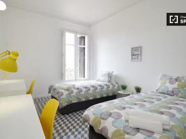 Elegante habitación en alquiler de 9 habitaciones apartamento.