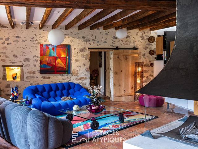 Elégante maison en pierre avec studio indépendant 230m² Saint André sur Sèvre