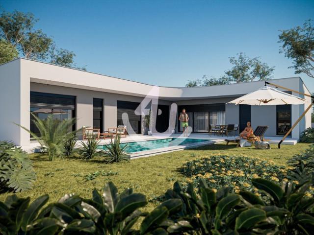 Elegante Moradia T3 em Construção com Piscina e Garagem Privativa