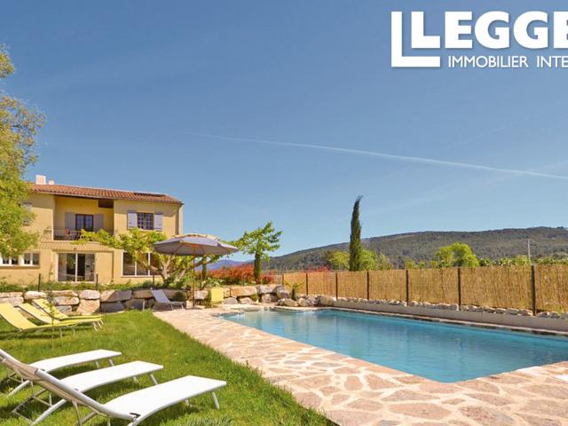Élégante propriété provençale, vue panoramique, piscine, fort potentiel d’activité de gîtes – proche Vaison