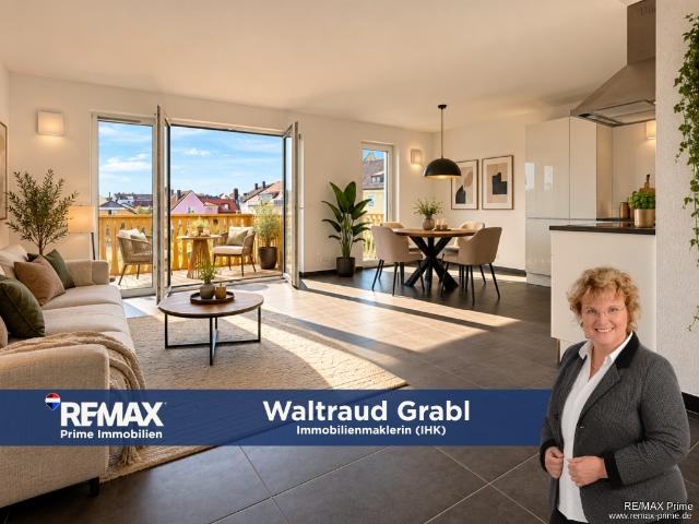 Elegantes, leerstehendes Appartement mit Einbauküche und sonnigem Balkon barrierefreies Wohnen