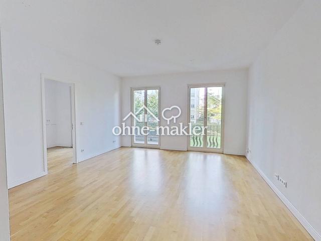 Elegantes Wohnen in Düsseldorf: Großzügige 3 Zimmer Wohnung mit Balkon, Concierge Service uvm