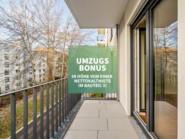 Elegantes Wohnen: 2 Zimmer Wohnung mit moderner Einbauküche und Balkon