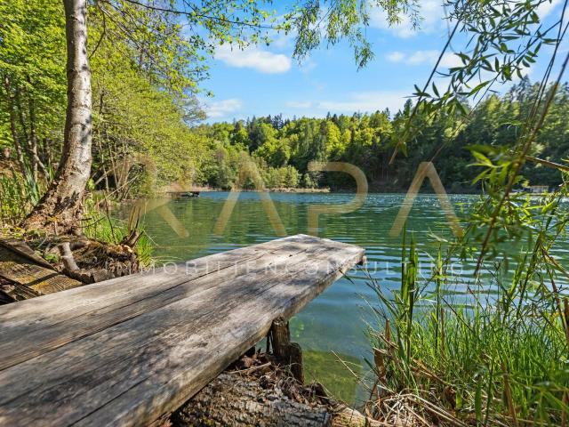 Aichwaldsee: große Wohnung mit privatem Seezugang, Garten und Parkplatz! Top 1