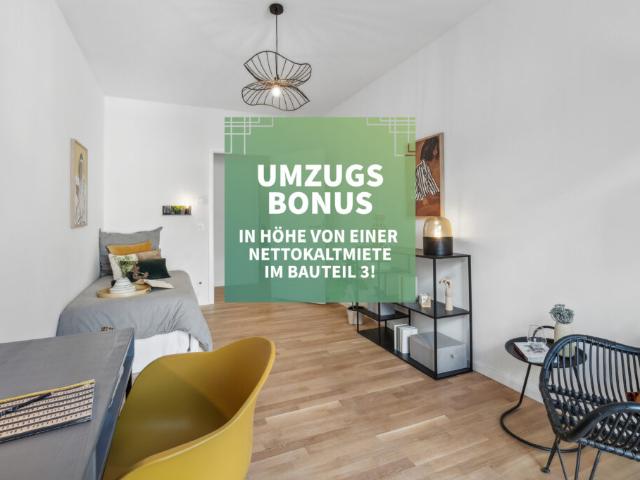 Eleganz und Komfort: 2 Zimmer Wohnung mit Balkon und hochwertiger Einbauküche
