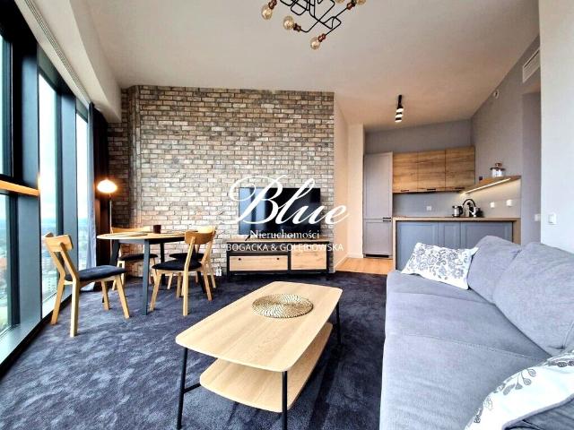Elegancki apartament na 22 piętrze Hanza Tower Szczecin, Śródmieście