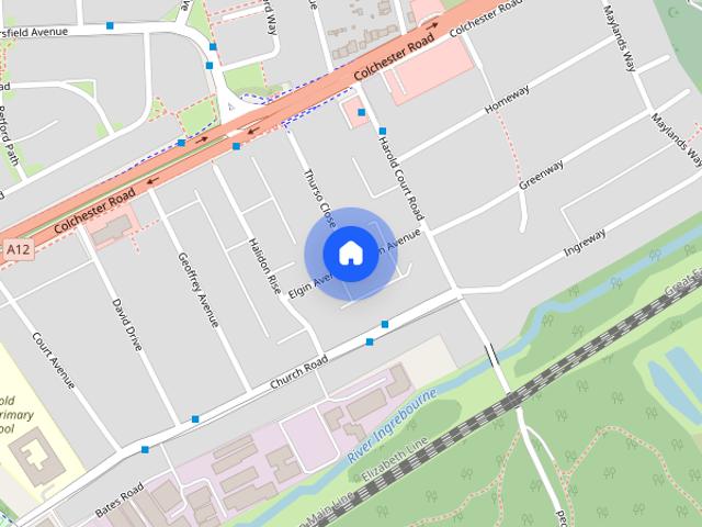 Elgin Avenue, Romford, Essex, RM3