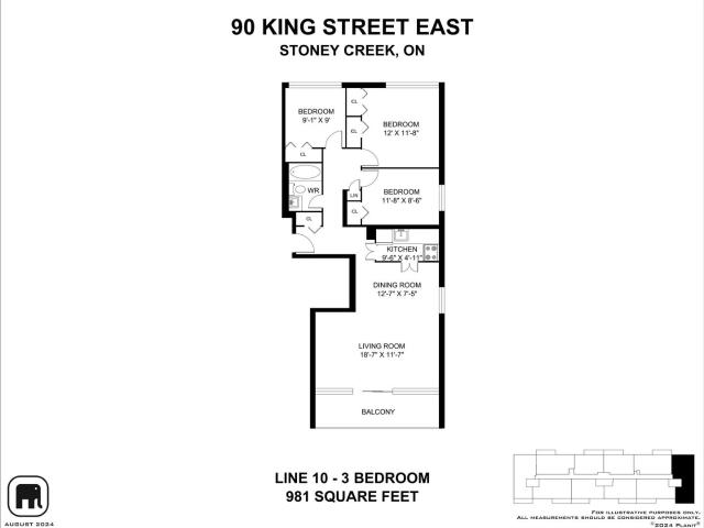 Elizabeth Apartments Apartment 3 Bedroom Apartment for Rent