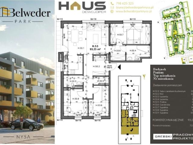 Elizy Orzeszkowej 93,67 m², Nysa