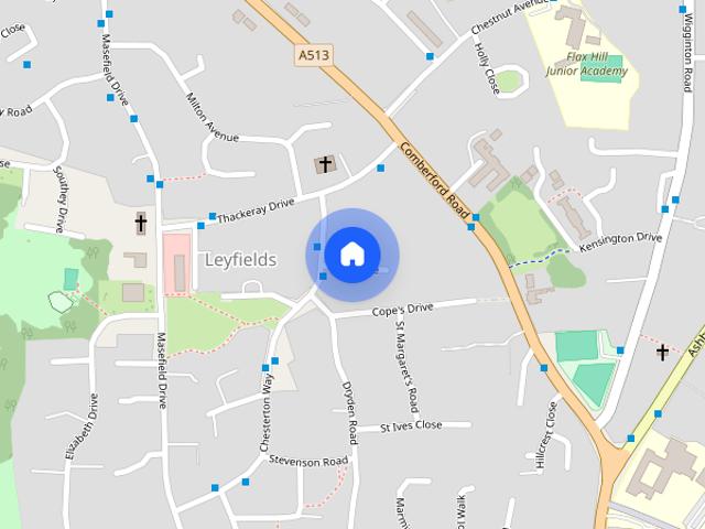 Eliot Close, Leyfields