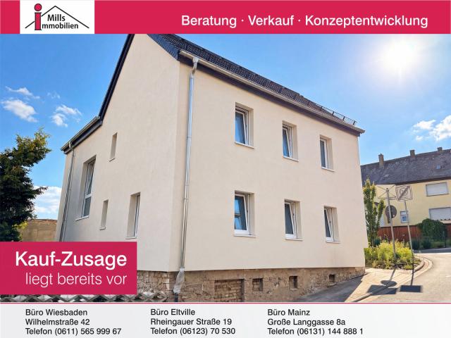 Eltville Rauenthal: Kernsaniertes, freistehendes 1 2 Familienhaus mit Garten