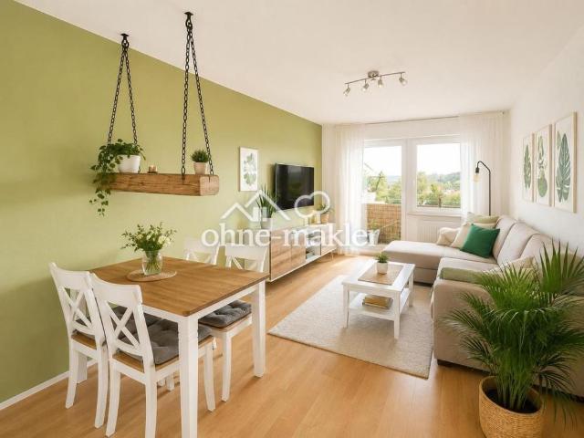 TOP 3 Zimmer Wohnung mit großem Balkon und Einbauküche in Elterlein
