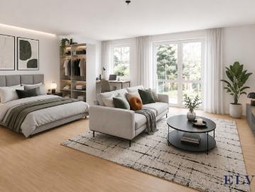 ELVIRA Harlaching, ruhig gelegenes 1 Zimmer Apartment in unmittelbarer Nähe zur Isar