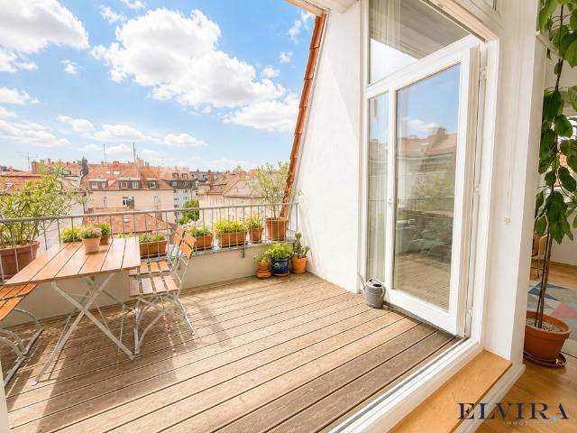 ELVIRA, Neuhausen/Nymphenburg Traumhafte Loftwohnung mit wunderschöner Dachterrasse!