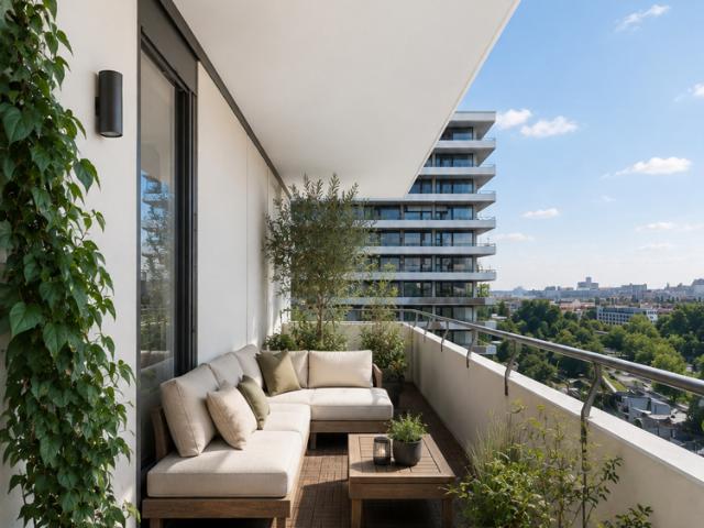 ELVIRA, Schwabing West Traumhafter Panorama Blick: Schöne 2 Zimmer Wohnung mit separater Küche