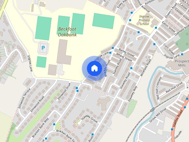 Emerald Street, Keighley, West Yorkshire, UK, BD22