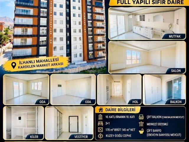 EMLAK DÜNYASI NİĞDEİLHANLI'DA SATILIK 3+1 FULL YAPILI DAİRE