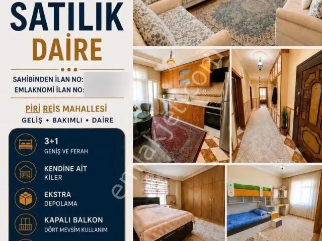 Emlaknomi'den Piri Reis Mahallesi 3+1 Daire