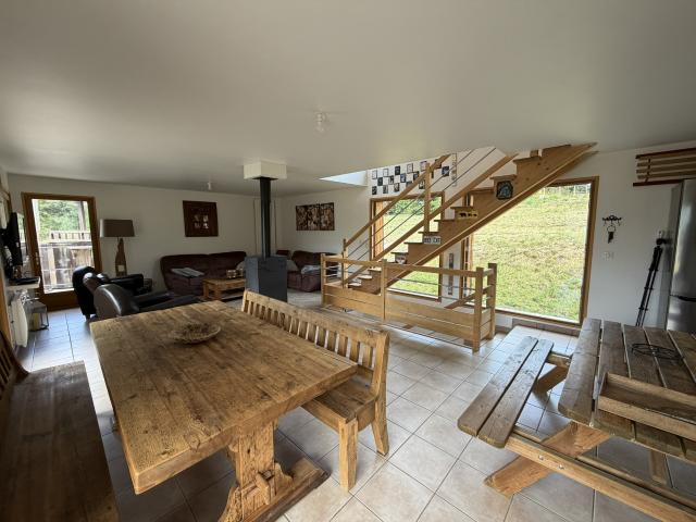 Emplacement idéal pour ce chalet au pied des pistes de ski !