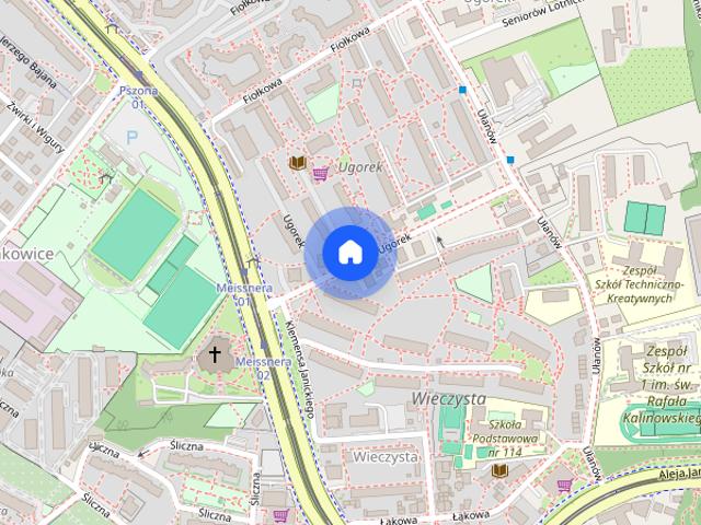 [EN] Ugorek | 2 pokoje, 24 m² | 3 min do tramwaju | Internet | od 1.11