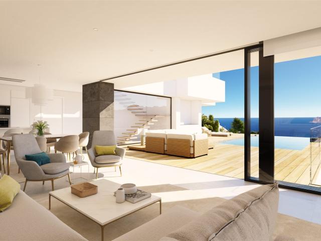 En un enclave privilegiado de Cumbre del Sol, parcela 222 Ja. 193m² Benitachell