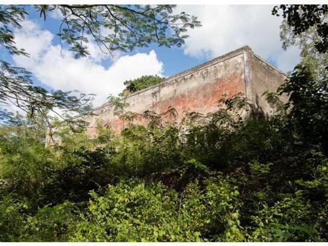 En venta terreno con casona y cenote en Temoz?n